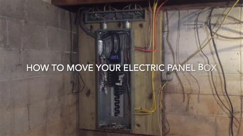 how to relocate electric junction box|relocating electrical panels.